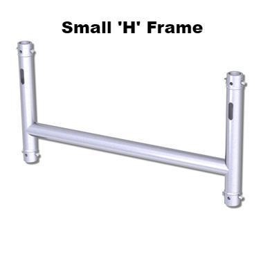 Doughty Modular Rigging System- H Frame für Bühnenbeleuchtungsrigging - Doughty Engineering - Silber / Klein - Rigging-Geräte - MTN Shop DACH