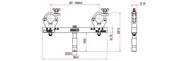 Doughty Feste Traverse Adapter - Doughty Engineering - Rigging-Geräte - MTN Shop DACH - imagen 3