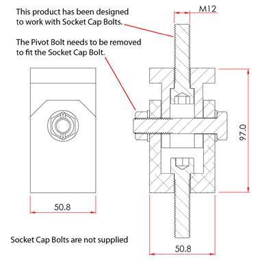 Шарнірний вузол Doughty Engineering Pivot – zweites Bild