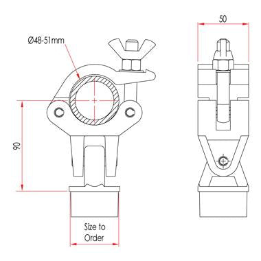 Doughty Engineering Stabilisatorkupplung mit Rundschaft – zweites Bild
