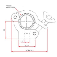 Doughty Standard-Seitenklemme (Aluminium) [Multi-Pack] - Doughty Engineering - Rigging-Geräte - MTN Shop DACH - imagen 3