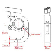 Doughty 50mm Abzugsklemme [Multi-Pack] - Doughty Engineering - Rigging-Geräte - MTN Shop DACH - imagen 6