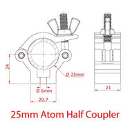 Doughty 25mm Hakenklammer (mit M6-Befestigungen) [Multi-Pack] - Doughty Engineering - Rigging-Geräte - MTN Shop DACH - imagen 3