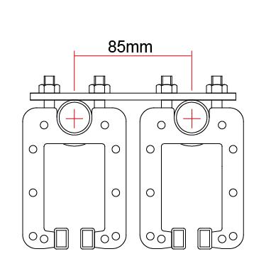 Система доріжок Doughty Stage Curtain Track System (Sixtrack) - Кронштейн перекриття [Multi-Pack] - Doughty Engineering - Такелажне обладнання - MTN Shop DACH - imagen 3