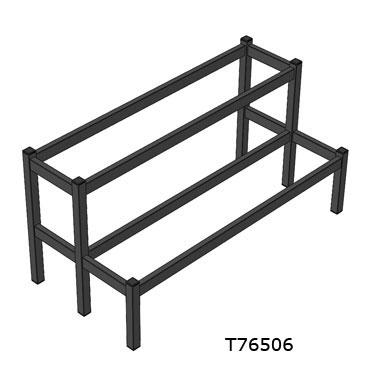 Ступені Doughty Easydeck - Портативні сцени для шкіл/невеликих майданчиків - Doughty Engineering - Подвійна (висота: 500 мм) - Такелажне обладнання - MTN Shop DACH - imagen 4