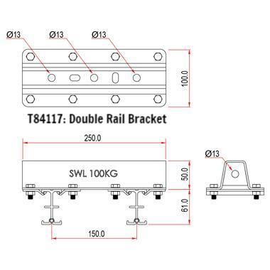 Doughty Studio Rail - Підвісне кріплення - Doughty Engineering - Такелажне обладнання - MTN Shop DACH - imagen 5