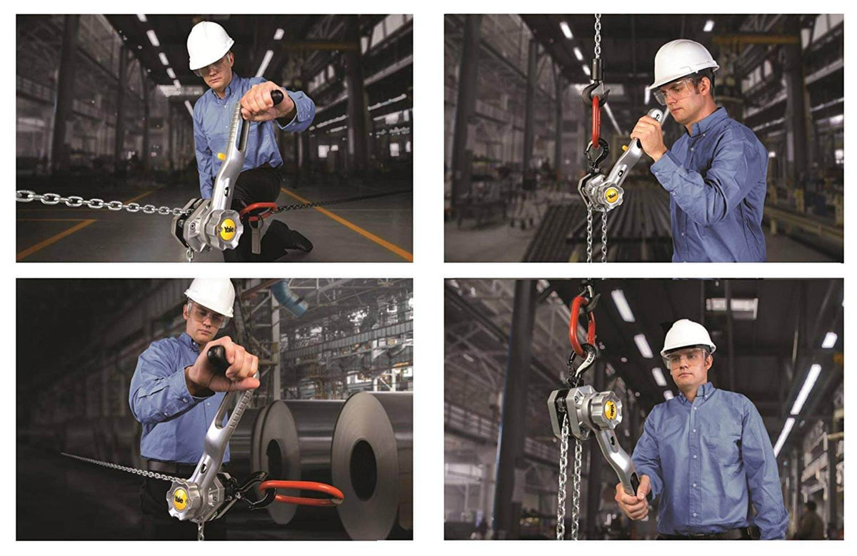 Yale ERGO 360 (підйомник з храповим механізмом). Вантажопідйомність: 750-6000 кг. Поставляється MTN Shop EU 