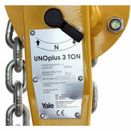 Важильний підйомник Yale UNOplus Серія A (750 - 6000 кг) - Важільний підйомник UNOplus - Серія A є результатом подальшого технічного вдосконалення UNOplus, який був випробуваний роками. Універсальний пристрій для підйому, витягування та кріплення вантажів також характеризується компактною конструкцією, міцною конструкцією з листової сталі та плавним розчепленням ланцюга. Подальше зменшення ваги оптимізує роботу, робить використання ще більш комфортним і робить UNOplus – серія A зручним, 